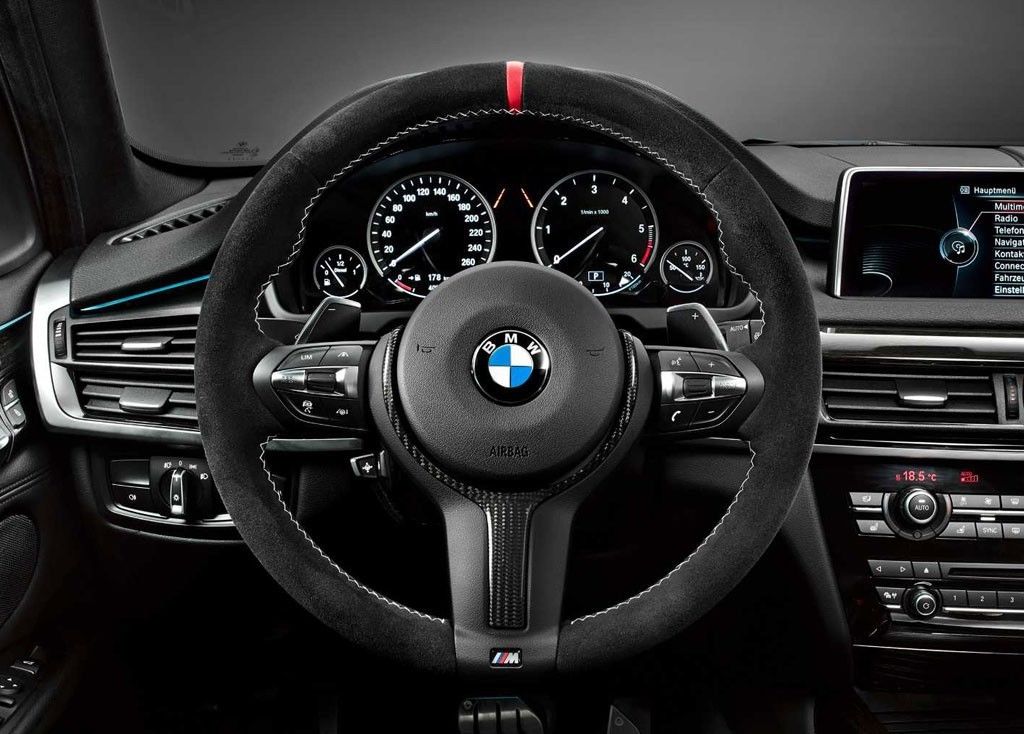 Black Leather Steering Wheel Cover for BMW M3 M4 F31 428i 2015 F30 320d 328i
